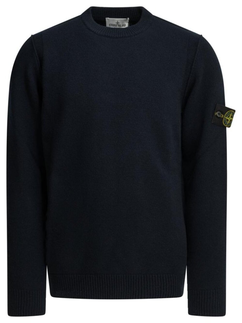 Stone Island Crew-Neck Sweater With Logo Tag Size XL Men